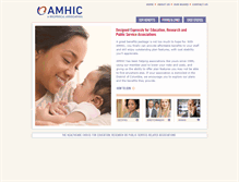 Tablet Screenshot of amhic.com